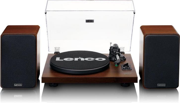 Lenco Platenspeler met Bluetooth - Twee externe Speakers - I, Audio, Tv en Foto, Platenspelers, Nieuw, Verzenden