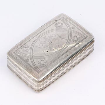 NO RESERVE - Hermanus J. van Halteren (1848) - Snuifdoos -, Antiek en Kunst