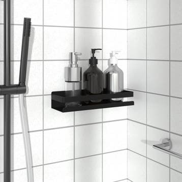 vidaXL Doucherekje 30x10x6 cm geborsteld 304 roestvrij staal, Verzenden, Nieuw