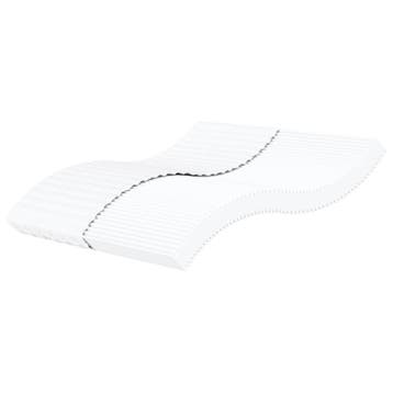 vidaXL Schuimmatras hardheid H2 H3 200x200 cm wit, Verzenden