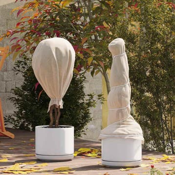 vidaXL Vorstbescherming Plantfleece Beige 20 x 1,6 m, Tuin en Terras, Verzenden, Nieuw