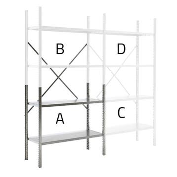 Legbordstelling modulaire legbordstelling module A, Ophalen of Verzenden