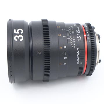 Samyang 35mm T/1.5 VDSLR AS UMC Nikon | Occasion, TV, Hi-fi & Vidéo, Photo | Lentilles & Objectifs, Ophalen of Verzenden