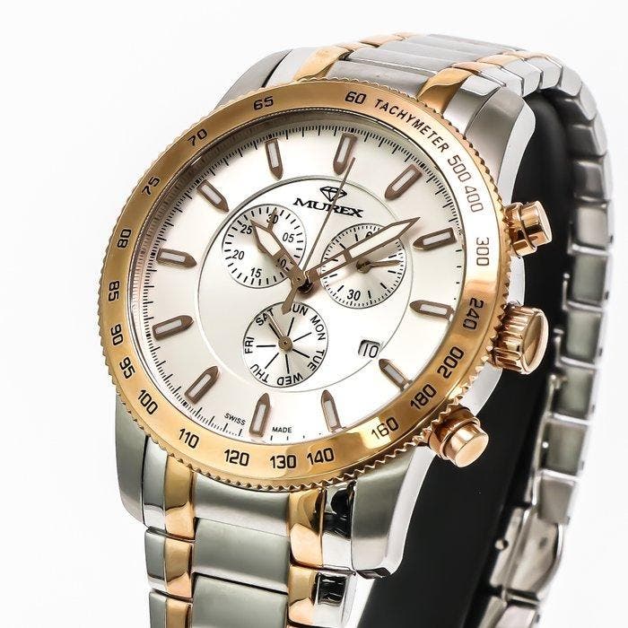 Murex - Swiss Made Chronograph - MUC591-SR-1 - Zonder, Bijoux, Sacs & Beauté, Montres | Hommes