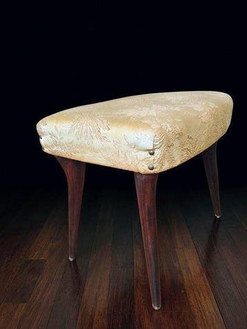 Kruk - Hout - Mid-century Modern