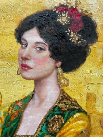 Andrea Fregi (1971) - Verde e oro