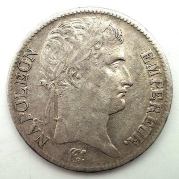 Frankrijk. Napoléon I (1804-1814). 5 Francs 1812-M, Toulouse