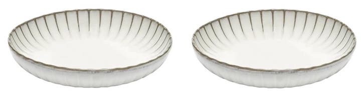 Serax Inku serveerschaal 23 x H4,5 cm - 2 stuks - Sergio..., Huis en Inrichting, Keuken | Servies, Nieuw, Verzenden