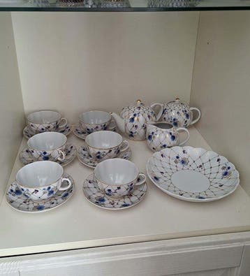 Lomonosov Imperial Porcelain Factory - Koffieservies voor 6