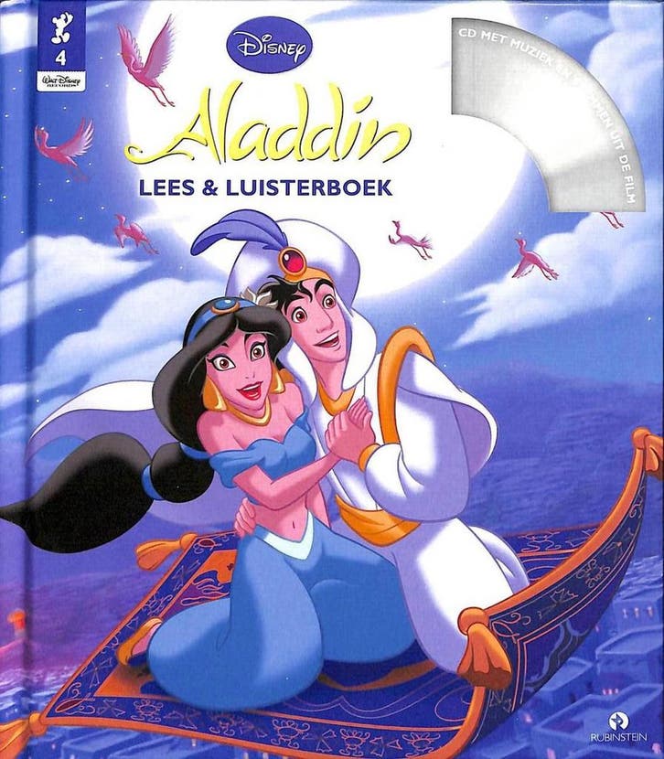 Disney Aladdin lees & luisterboek 9789047615057 Disney, Boeken, Kinderboeken | Kleuters, Zo goed als nieuw, Verzenden