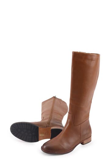 Mysa Laarzen in maat 39 Cognac, Kleding | Dames, Hoge laarzen, Overige kleuren, Verzenden, Zo goed als nieuw