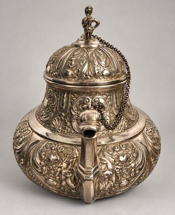 Theepot - .930 zilver - Zilveren trekpot