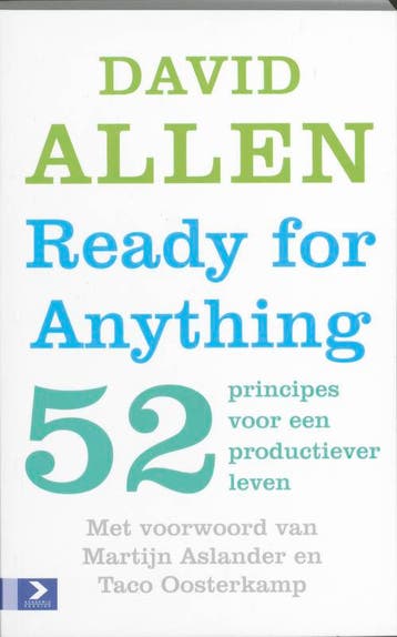 Ready for anything 9789052617237 David Allen, Boeken, Verzenden, Zo goed als nieuw, David Allen