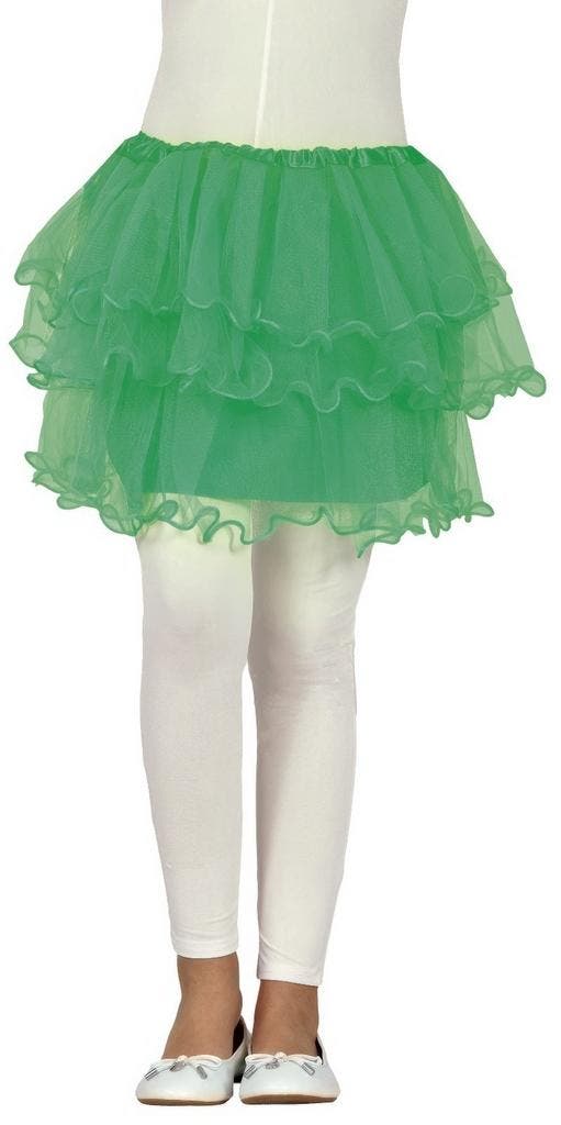 Groene Tutu Meisje Ruches 30cm, Hobby en Vrije tijd, Feestartikelen, Nieuw, Verzenden