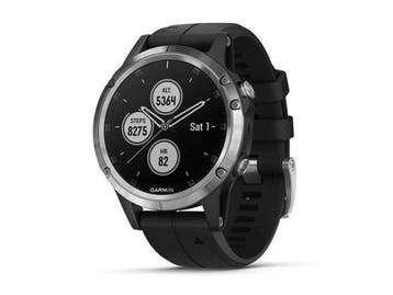 Garmin Fenix 5 Plus Bluetooth 47 mm - Zwart/Grijs, Verzenden, Zo goed als nieuw, Garmin