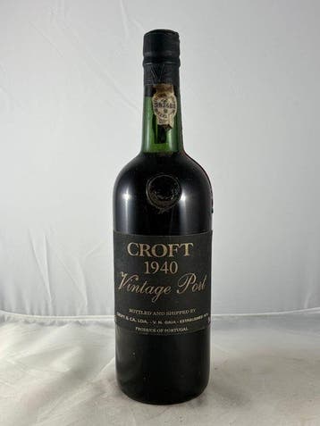 1940 Croft - Vintage Port - Douro - 1 Bouteille (0,75 l)