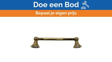 Bieden: Jatro Retro Ultra Brass Grab Bar 300 mm, Ophalen of Verzenden, Nieuw