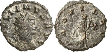 Antoninian 262, Kaiserzeit Gallienus 253-268, Postzegels en Munten, Munten en Bankbiljetten | Verzamelingen, Verzenden