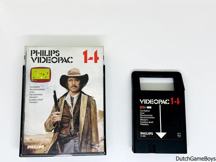 Philips Videopac - 14 - Gunfighter, Games en Spelcomputers, Spelcomputers | Overige, Gebruikt, Verzenden