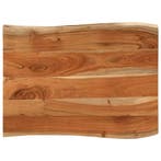 Acacia tafelblad 70x60cm | Tweede kansje | OP = OP, 50 tot 100 cm, Verzenden, Rustiek, 50 tot 100 cm