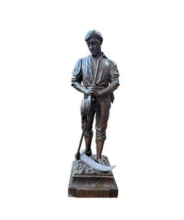 Wagner - Statue, LANGELUS - 72 cm - Bronze, Zamak