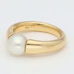 Bague - 18 carats Or jaune Perle, Bijoux, Sacs & Beauté