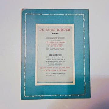 De Rode Ridder 3 - Het Veenspook - 1 Album - EO - 1960, Nieuw