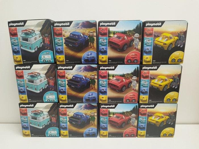 Playmobil - Speelgoedauto Volkswagen T1 Camper; Ford F-150, Antiquités & Art, Antiquités | Autres Antiquités