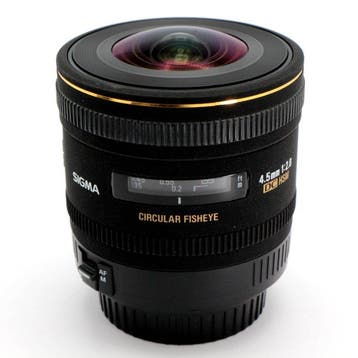 Sigma 4.5mm f/2.8 EX DC HSM Circulair Fisheye voor Canon