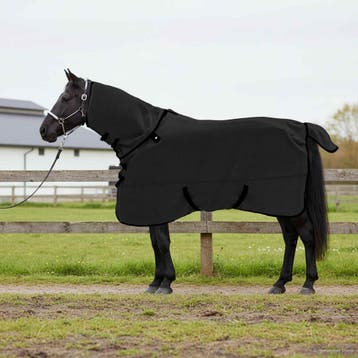 vidaXL Paardendeken Zwart 135 cm Polyester, Dieren en Toebehoren, Verzenden, Nieuw