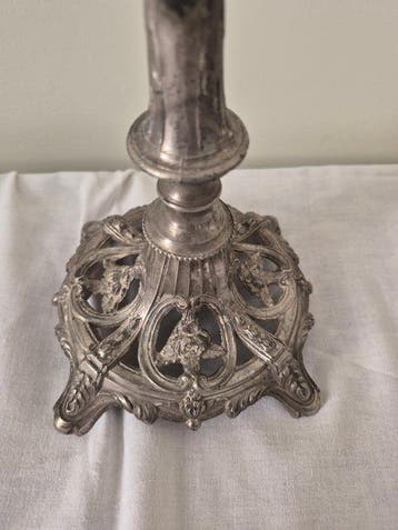 Vase - Verre, Régule - Art nouveau