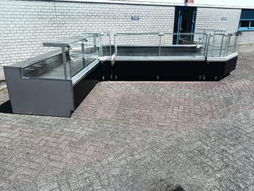 Oscartielle Koeltoonbank – B488 x D465 x H133 cm – zonder, Nieuw