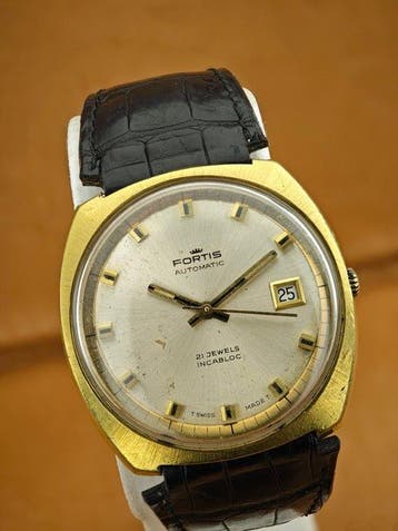 Fortis - Automatic 21 Jewels Incabloc – Vintage Swiss Dress