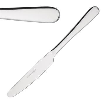 Tafelmessen | Buckingham | RVS | 12 Stuks | Lengte 230mm, Verzenden, Nieuw in verpakking