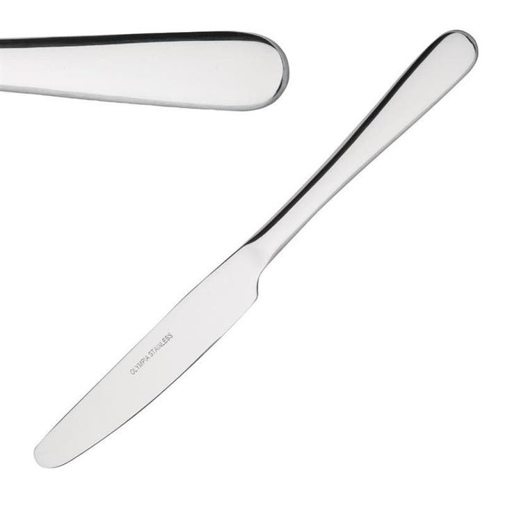 Tafelmessen | Buckingham | RVS | 12 Stuks | Lengte 230mm, Articles professionnels, Horeca | Équipement de cuisine, Envoi