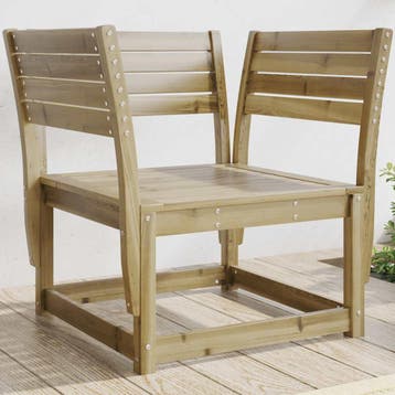 vidaXL Tuinstoel geïmpregneerd hout, Verzenden