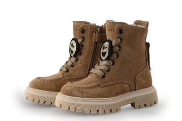 Nubikk Veterboots Meisjes in maat 23 Beige, Kinderen en Baby's, Verzenden, Jongen of Meisje, Nubikk, Schoenen
