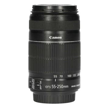 Canon EF-S 55-250mm f/4-5.6 IS II met garantie, Ophalen of Verzenden, Gebruikt
