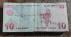 Turkije. - 100 x 10 Lira 2009 ( 2009-2025) - Pick 223