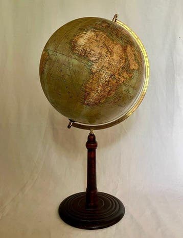 Terrestrial table globe - Ludwig Julius Heymann - 1900-1910