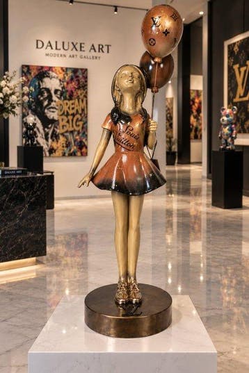 Daluxe Art - 1999 • XL LV Balloongirl – 90 cm