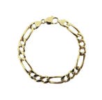 Gouden Figaro schakelarmband, Ophalen of Verzenden