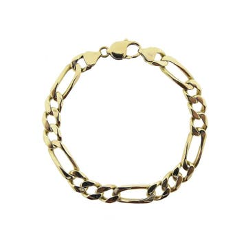 Gouden Figaro schakelarmband, Ophalen of Verzenden