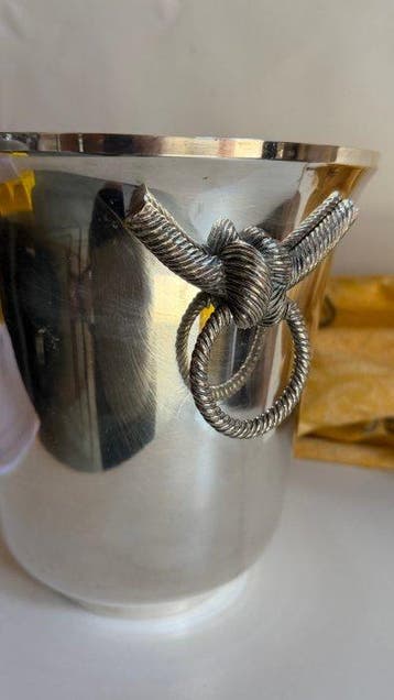 Champagne koeler - Parijse zilverwerk Champagne-emmer –