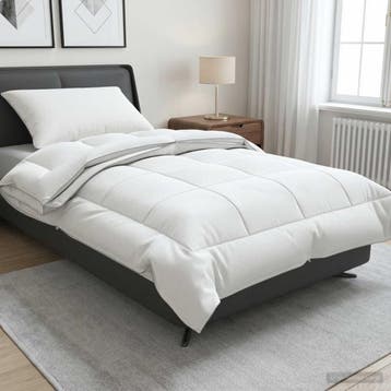vidaXL Dekbed TRIER 137x200cm 4 seizoenen 140+220GSM Wit, Verzenden, Nieuw