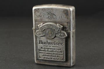 Zippo - Budweiser Advertising Windproof - Zakaansteker -, Nieuw