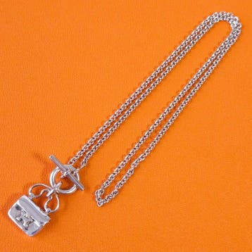 Hermès - Collier - Amulette Constance Argent - Argent, Nieuw