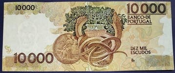 Portugal. - 10 000 Escudos - 1989 - Pick 185a (Zonder