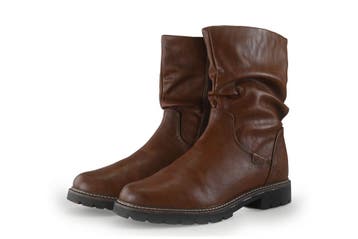 Tamaris Enkellaarzen in maat 41 Cognac, Vêtements | Femmes, Chaussures, Verzenden, Lage of Enkellaarzen