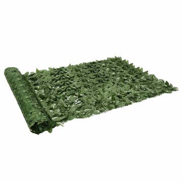 vidaXL Balkonscherm met donkergroene bladeren 300x150 cm, Verzenden